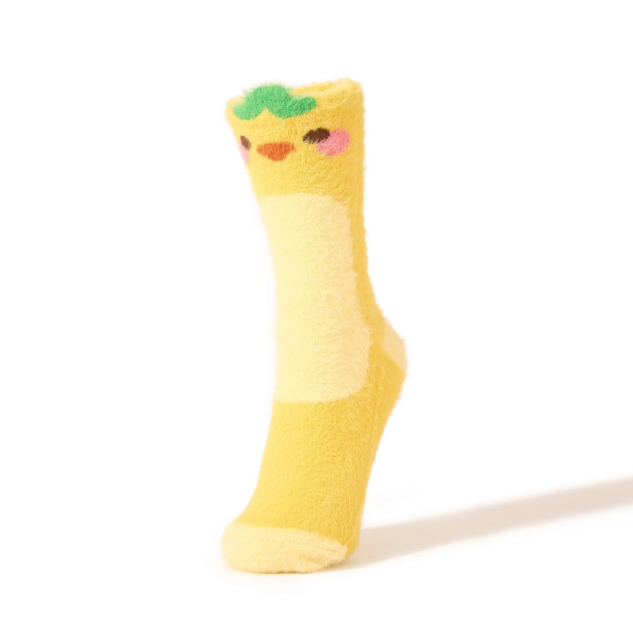 Cheese the Duck Fuzzy Socks - Image 3